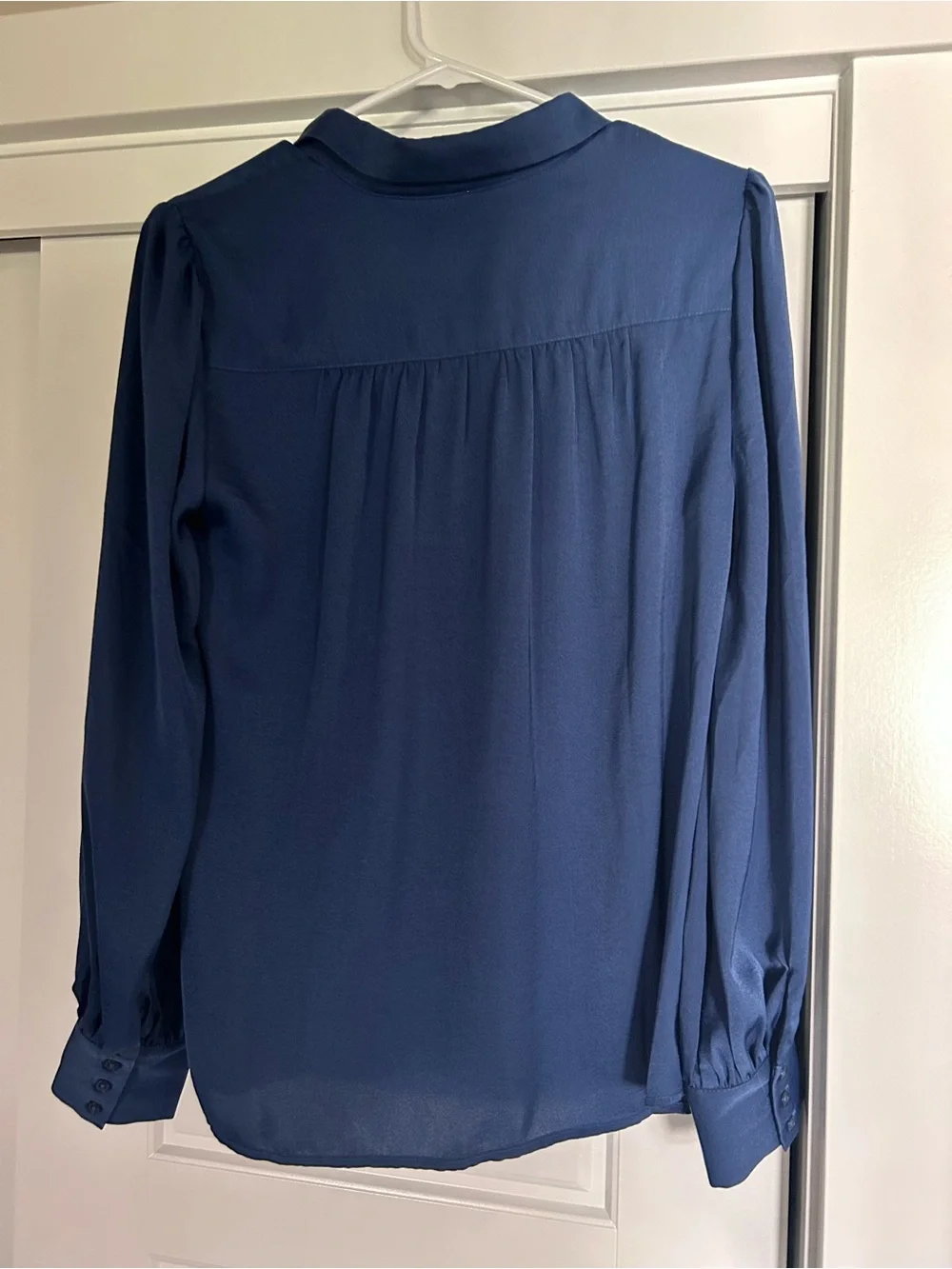 Modcloth Navy Button-Down Blouse - Picture 4 of 4